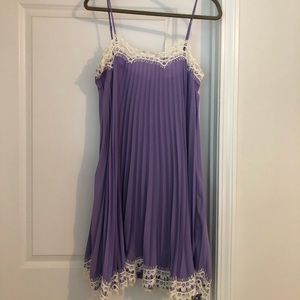 Lavender Anthropologie dress large